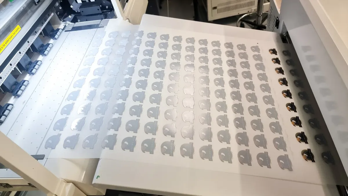 Designs printed on transfer film