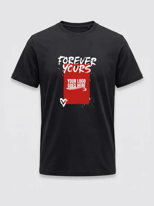 Sample print: Men's thick T-shirt (unisex)