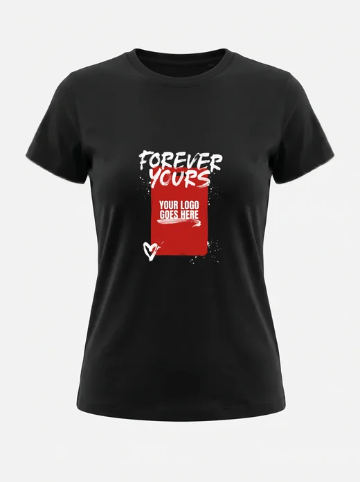Sample print: Women's heavyweight T-shirt · Daiber JN 789