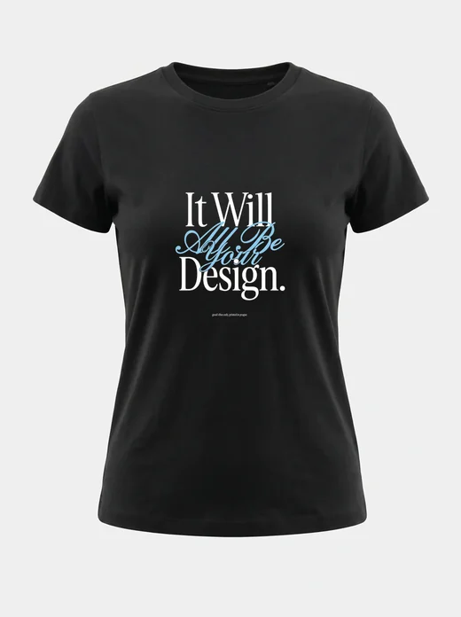 Sample print: Women's heavy cotton T-shirt “Authentic”