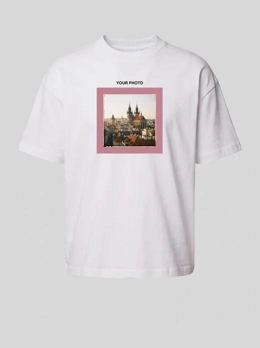 Sample print: Oversize T-shirt, shorter cut (unisex)
