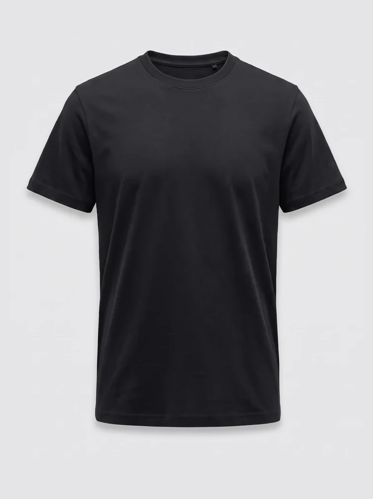Men's thick T-shirt (unisex), Gildan Heavy Cotton, black, ready to print
