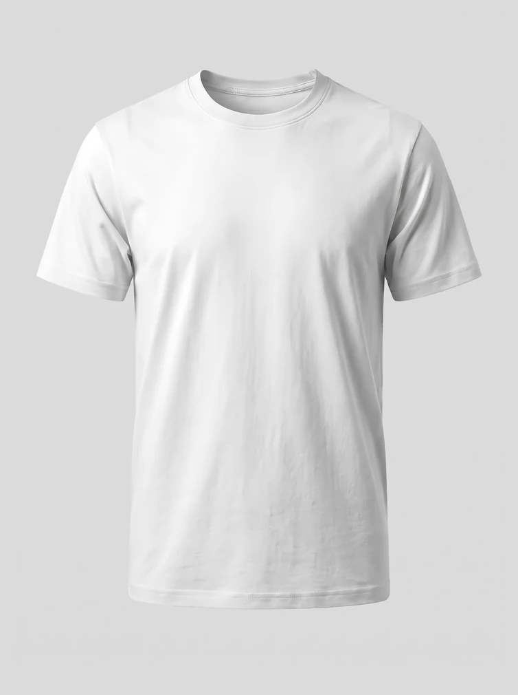 Men's lightweight T-shirt (unisex), Gildan Light Cotton, white, ready to print