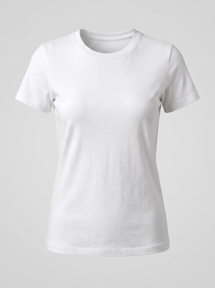 Women's heavyweight T-shirt, Gildan Heavy Cotton Ladies T-Shirt, white, ready to print