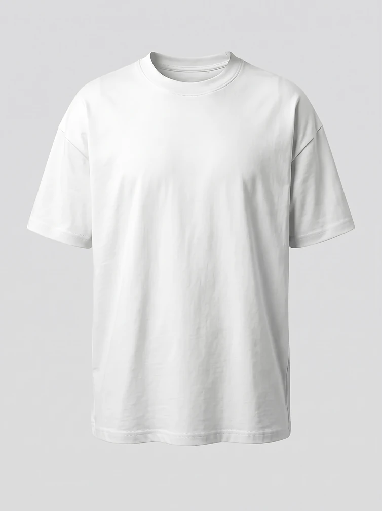 Tričko oversize s delším střihem (unisex) Kariban K 3008, bílá, připravené k potisku