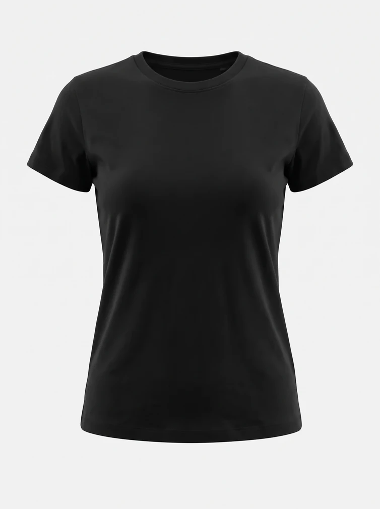 Women's T-shirt, Daiber JN 901, black, ready to print